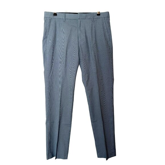 Bonobos Wednesday Blue Houndstooth Slim Fit Men's Golf Pants Size 34x30 - Picture 1 of 10